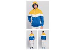 China Tie Dye Printed Zipper Up Hoodie Mens Fleece Pullover Letter Pattern supplier