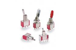 China Stainless Steel Housing Mini Toggle Switch , On Off On Toggle Switch 1M Series supplier