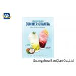 Food / Drinking Advertising Posters 3D Lenticulares High Definition Eco - Friendly Material for sale