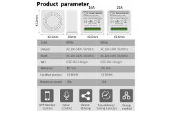 China Remote / Voice Control Wifi Smart Switches With Scheduling Automation Energy Monitoring supplier