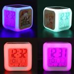 Digital Display Sublimation Clock Blanks With 4 Sides Printing Perfect For Night Light Customization for sale