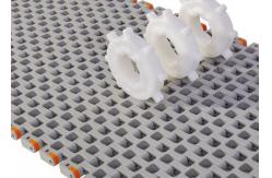 China Modular Plastic Conveyor Belt For Food Beverage Shops supplier