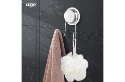 China WGO 110mm Bathroom Wall Hooks SS304 Waterproof Adhesive Shower Hooks supplier