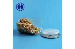 China Transparent PET Cans With Aluminum Easy Open End Or Plastic PE Lid supplier