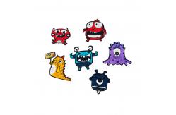 China Merrowed Iron On Embroidered Patches Badges Cotton Metal Thread Material supplier