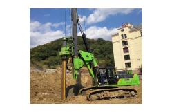 China Used 50kN Crowd Force Piling Rig With 0-40rpm Drilling Speed supplier
