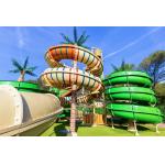 Outdoor Water Playground Equipment Kids Games Fiberglass Slide for sale