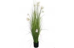 China High Imitation Handmade Potted Artificial Onion Grass 145cm Height supplier