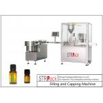 5-60ml Boston Bottle Essential Oil Filling Machine And Capping Machine With 2 Head for sale
