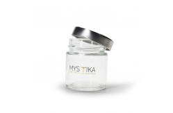 China Quick Delivery 380Ml 500Ml 16Oz Crystal Clear Canister Pickle With Lug Cap supplier