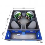 Customized Made 360 Degree Dome Projector Screen 360 Degree Projection Screen for sale