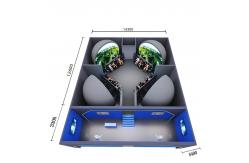 China 5d Vr Cinema Simulator 180 Super Strong Ball Screen Audiovisual Impact supplier