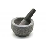 Custom Natural Granite Marble Stone Mortar And Pestle For Kitchen for sale
