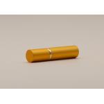 5ml Gold Aluminum Refill Glass Spray Bottles Perfume Silk Screen Printing Surface Handling