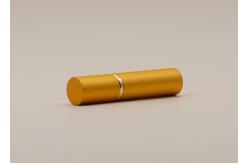China 5ml Gold Aluminum Refill Glass Spray Bottles Perfume Silk Screen Printing Surface Handling supplier