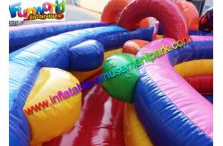 China School Inflatable Obstacle Course Funworld Commercial Grade Giant Candy supplier