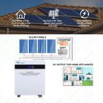 All In One Solar Power Storage , DDP Shipping Hybrid Solar Battery System