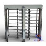 316 / 304 Stainless Steel Access Full Height Turnstile For Prison , Bank , Construction Site for sale