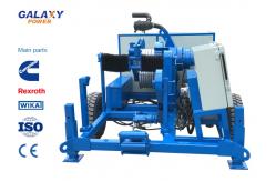 China Hydraulic  90KN Heavy Duty Cable Pulling Equipment With Cummins Engine supplier