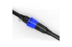 China M19  Power Connector IP67 Self Locking Industrial 5 Pin Female Connector supplier
