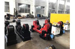 China Tank Pipe Welding 10T Load Capacity Self Aligning Pipe Weldig Rollers Stands supplier