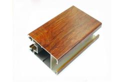 China Quality Light Aluminium Window Profiles , Wood Finished Extruded Aluminium Profiles supplier