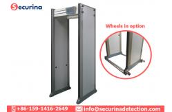 China Digital 33 Detecting Zone Walk Through Security Gates Detector For Protection supplier
