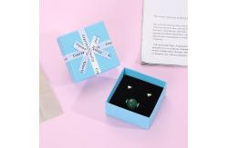 China Rigid Square Lid and Base Box Custom Jewelry Box Packaging With Foam Insert supplier