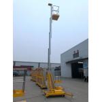 Industrial 6m Hydraulic Lift Aluminum Aerial Work Platform Single Mast for sale