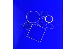 China Circular High Temperature Resistant Sapphire Quartz Tablets Optical Observation Lenses supplier