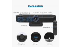 China All In One EPTZ 4K PC Webcam With Remote Control supplier