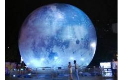 China Globe Helium Balloon Printing Inflatable Moon Balloon LED light Planet Earth supplier