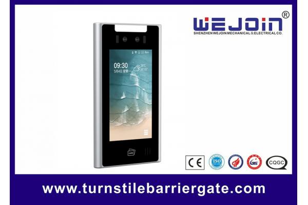 Security Access Control Swing Barrier Gate Aluminum Alloy Casing Face Recognition