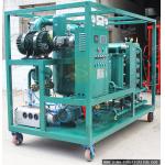 Double Vacuum Stage Transformer Oil Purification Machine Large Flow Rate for sale