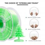 1.75mm Gradient Green White  Filament PLA+ Printing 3D Printer Filament For Bambu Lab Printers for sale