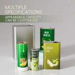 Olive Oil Can Factories 500ml 750ml 1L 1.5L 3L 5L Extra Virgin Olive Oil Tin Can Cooking Edible Oil Metal Container for sale