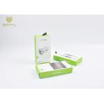Green Mobile Accessories Packaging Car Charger Packaging With Blister Insert for sale