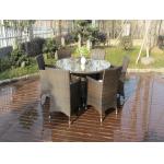 Rattan Garden Dining Sets , Indoor / Outdoor Resin Wicker Furniture Sets for sale