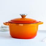 Enamel cast iron stock pot for sale
