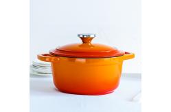 China Enamel cast iron stock pot supplier