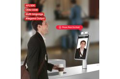 China RK3399 Employee Temperature Scanning Kiosk With Facial Recognition supplier
