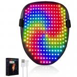Shining Halloween Led Face Mask Changing With 50 Patterns For Party for sale