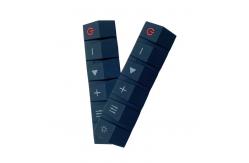 China Matte Surface Silicone Rubber Key High Durability Long Lasting supplier
