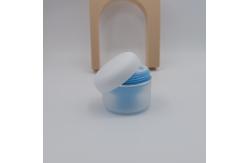 China Round Pp Double Cosmetic 100g Cream Jar For Skin Care Moisturizer supplier