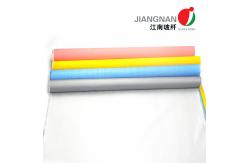 China One Side Silver Silicone Coated Fiberglass Fabric For Fire Prevention supplier