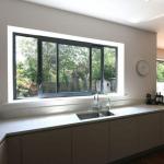 European Standard Double Glazed Heavy Duty Aluminum Horizontal Sliding Windows for sale