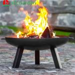 Corten Steel Fire Pits Garden Outdoor Round Wood Burning Fire Pit Bowls for sale