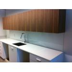 6mm Bathroom Walls Coloured Glass Backsplash Stronger Resistance for sale
