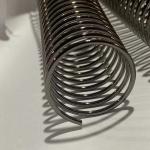Wire Dia2.0mm Electroplating Black Spiral Binding Coils for sale