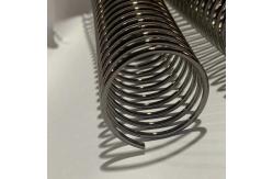 China Wire Dia2.0mm Electroplating Black Spiral Binding Coils supplier